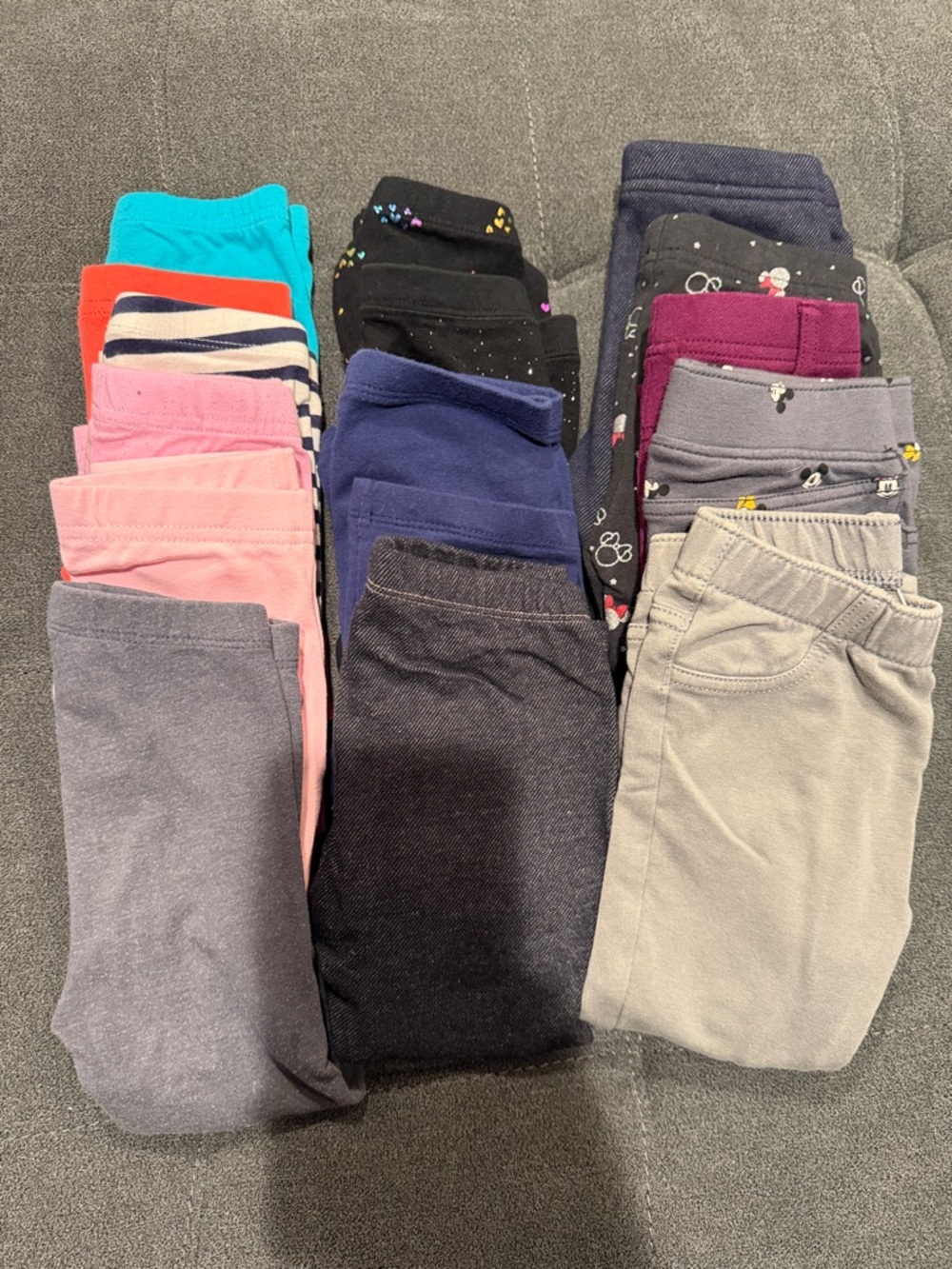 Toddler Girl Leggings/Pants-Set of 16